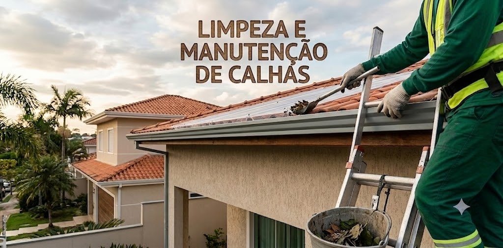 Limpeza de calhas e telhados em Bauru - Manutenção e prevenção Casa Livre