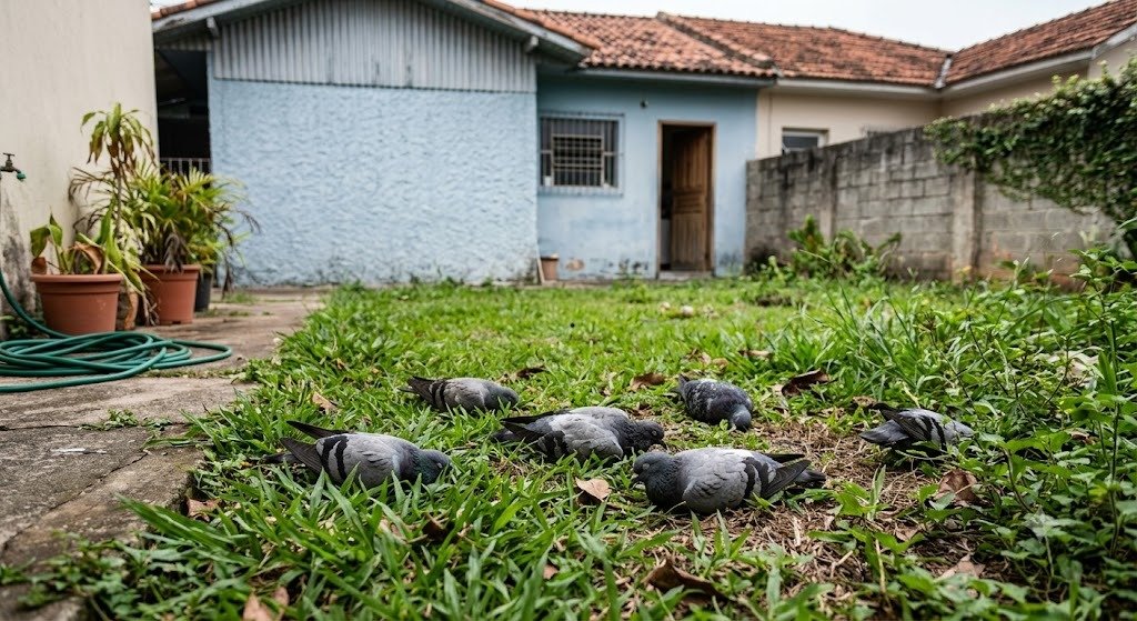 É permitido matar pombos em Bauru